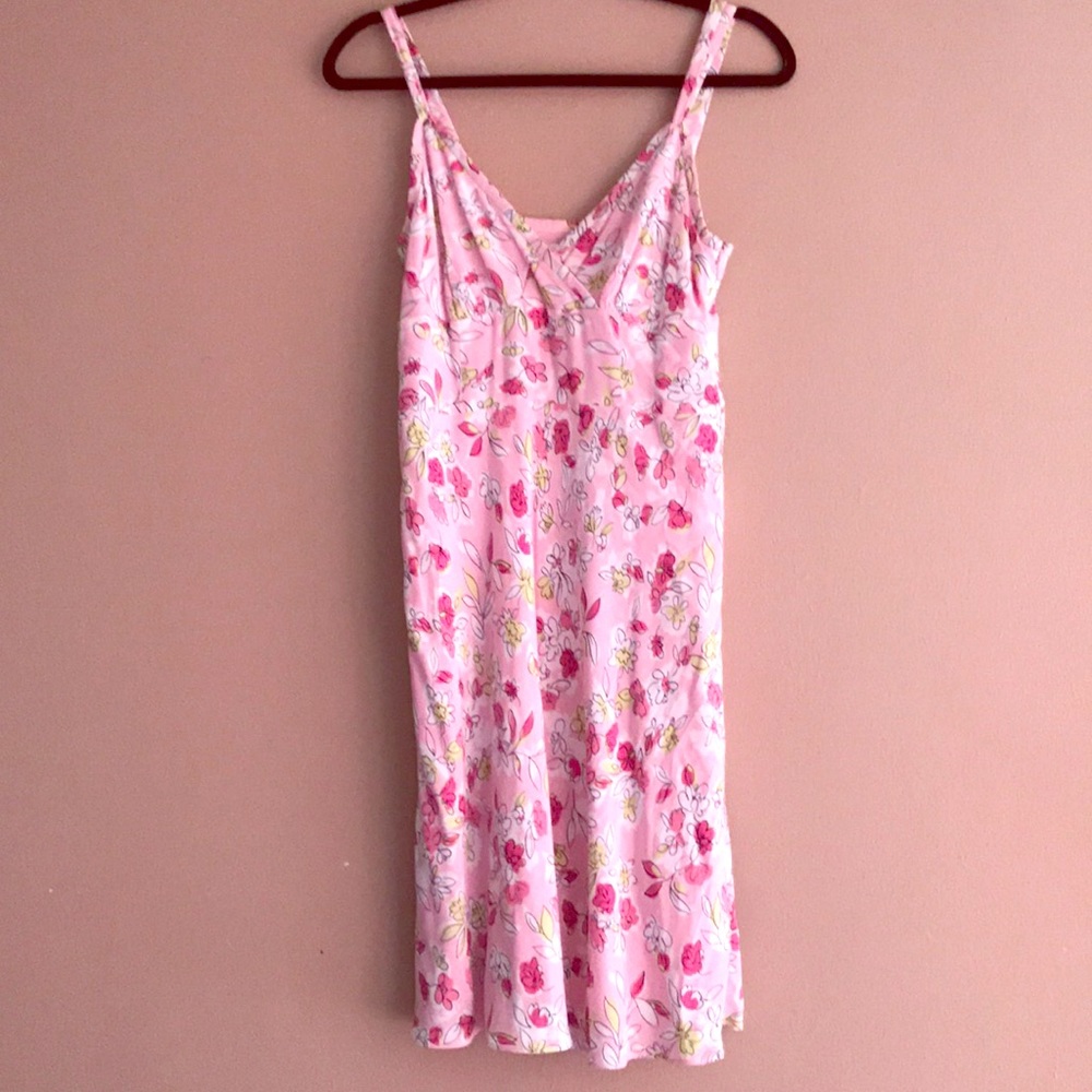 Ann Taylor Loft Petites 4P Pink Floral Dress